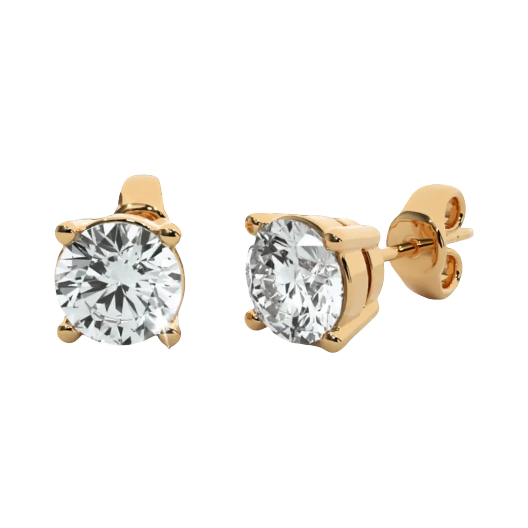 Lab Grown Diamond Earrings:-