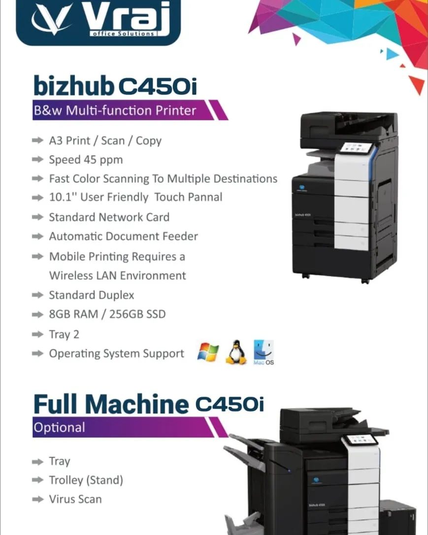 Konica Minolta C451i Dealer in Devbhumi Dwarka