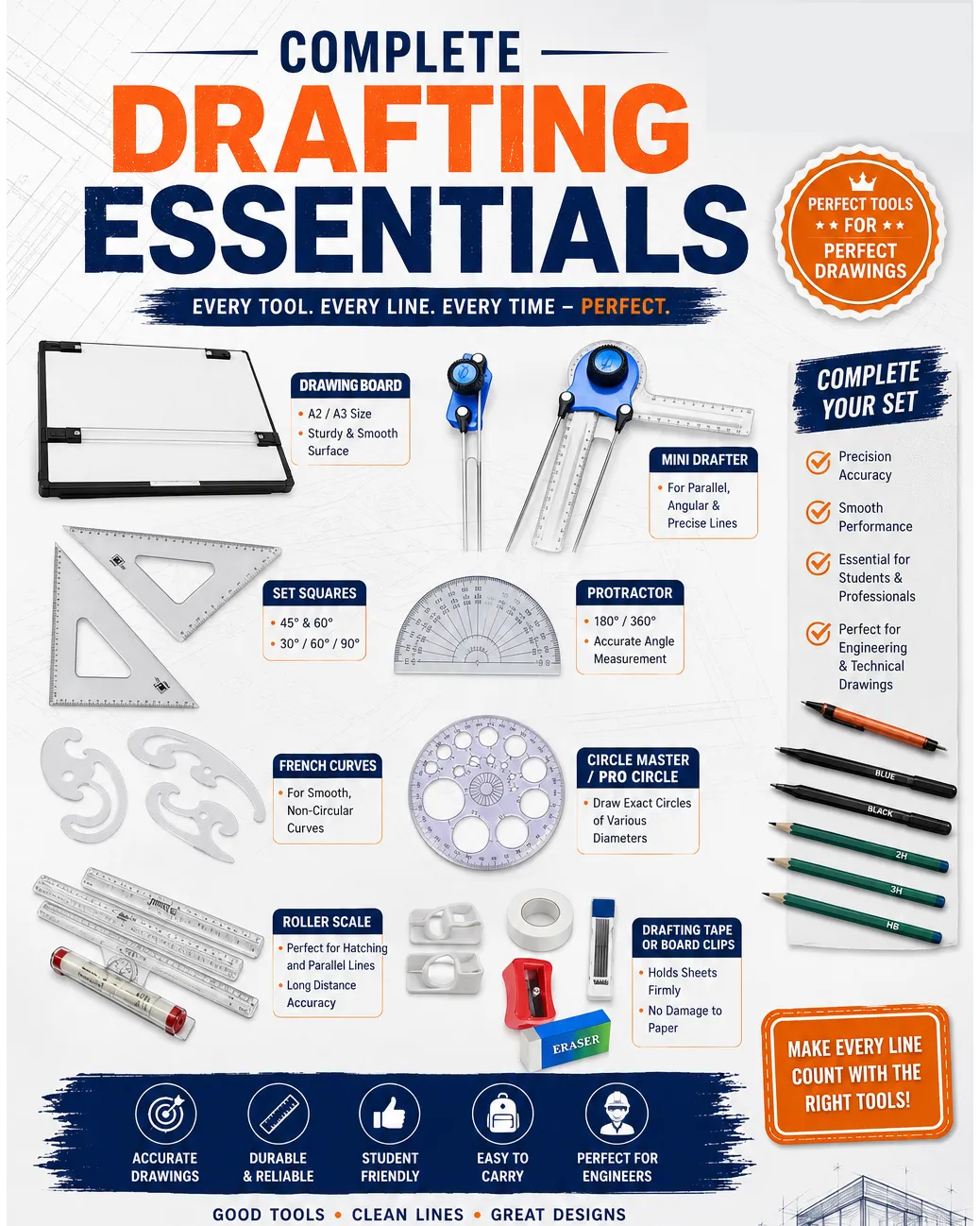 Engineering Drawing & Drafting Board ,engineering stationery The Art City ( ART & CRAFT SUPPLY STORE