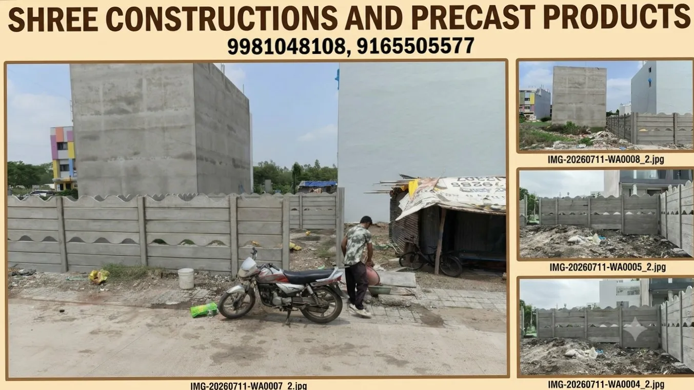 Successfully Completed Precast Boundary Wall Project at Treasure Fantasy, CAT Road, Rau, Indore!ย ๐๏ธ