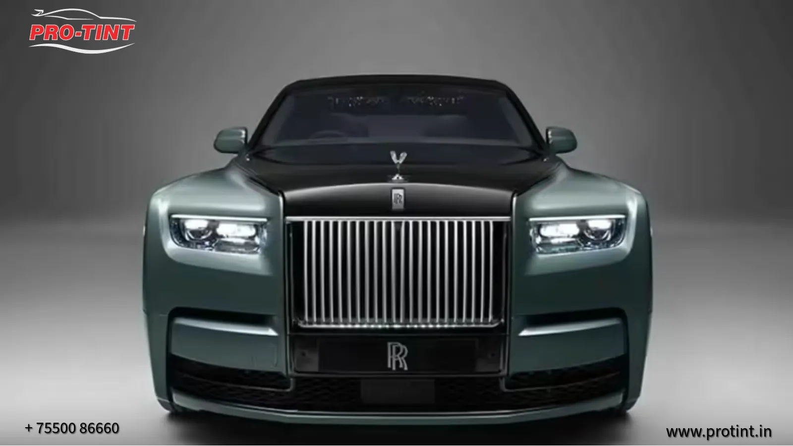 TOP QUALITY SUNFILM,ACCESSORIES,PPF,COATING FOR ROLLS ROYCE PHANTOM AT COIMBATORE PROTINT