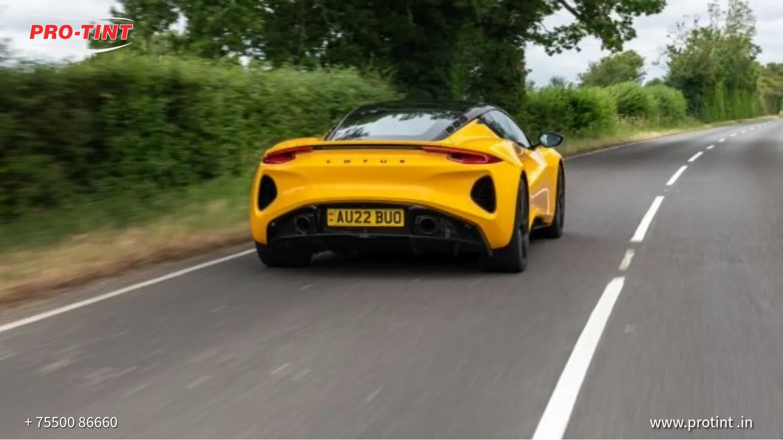 LUXURY QUALITY SUNFILM,ACCESSORIES,PPF,COATING FOR LOTUS EMEYA AT COIMBATORE PROTINT