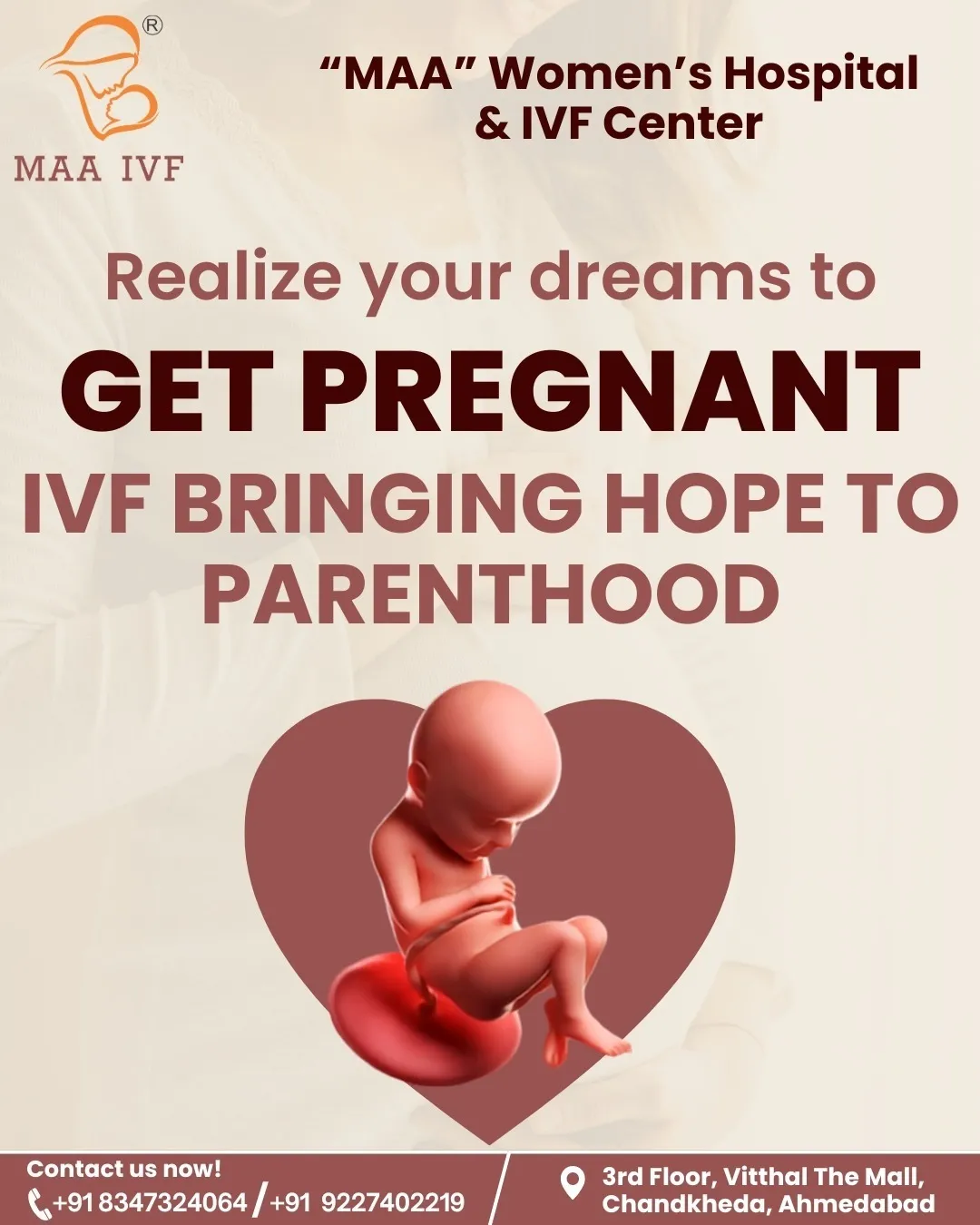 Best Fertility Clinic in Ahmedabad | MAA WOMEN'S HOSPITAL & IVF CENTER