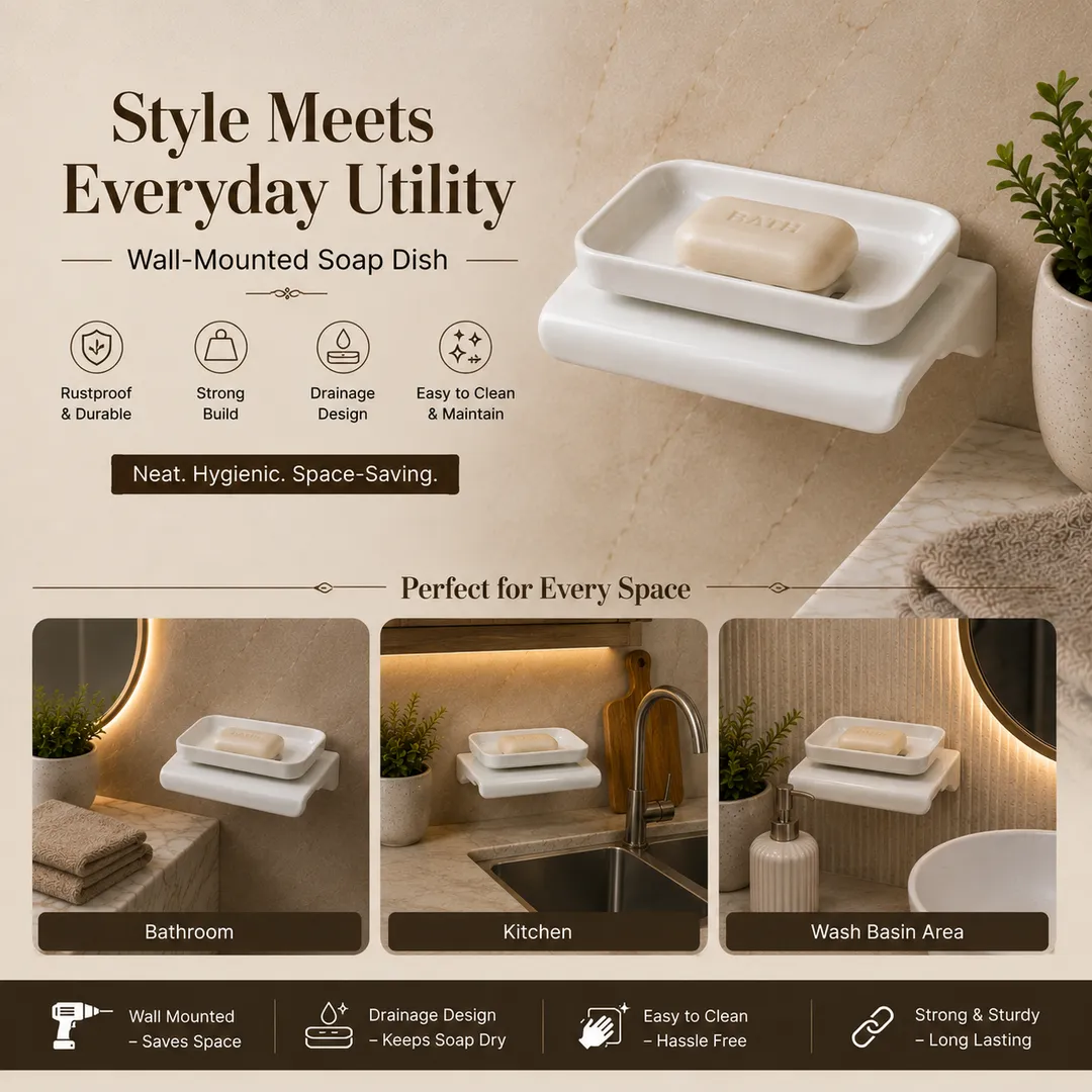 Acrylic new single soap dish