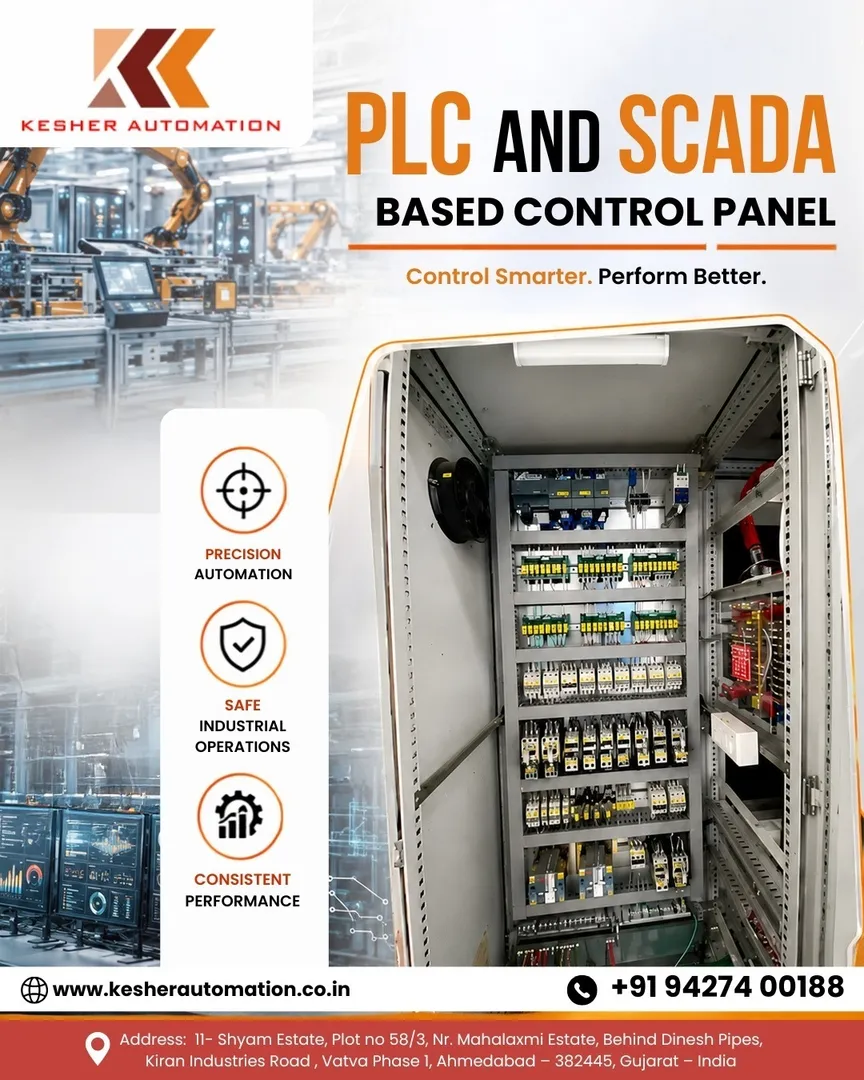 PLC & SCADA Based Control Panels Manufacturer in Ahmedabad| KESHER AUTOMATION