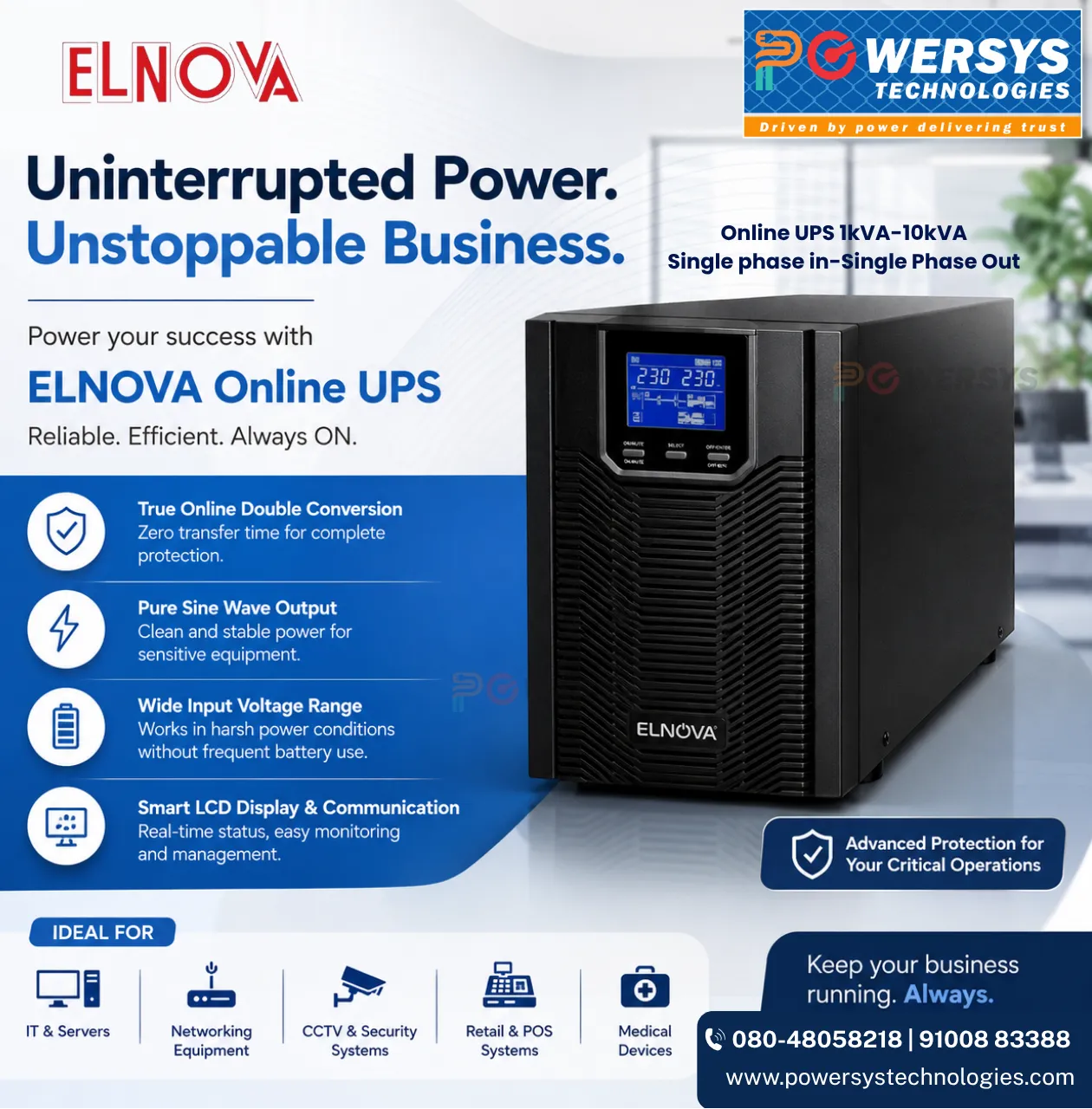 ELNOVA Online UPS (ES Series)