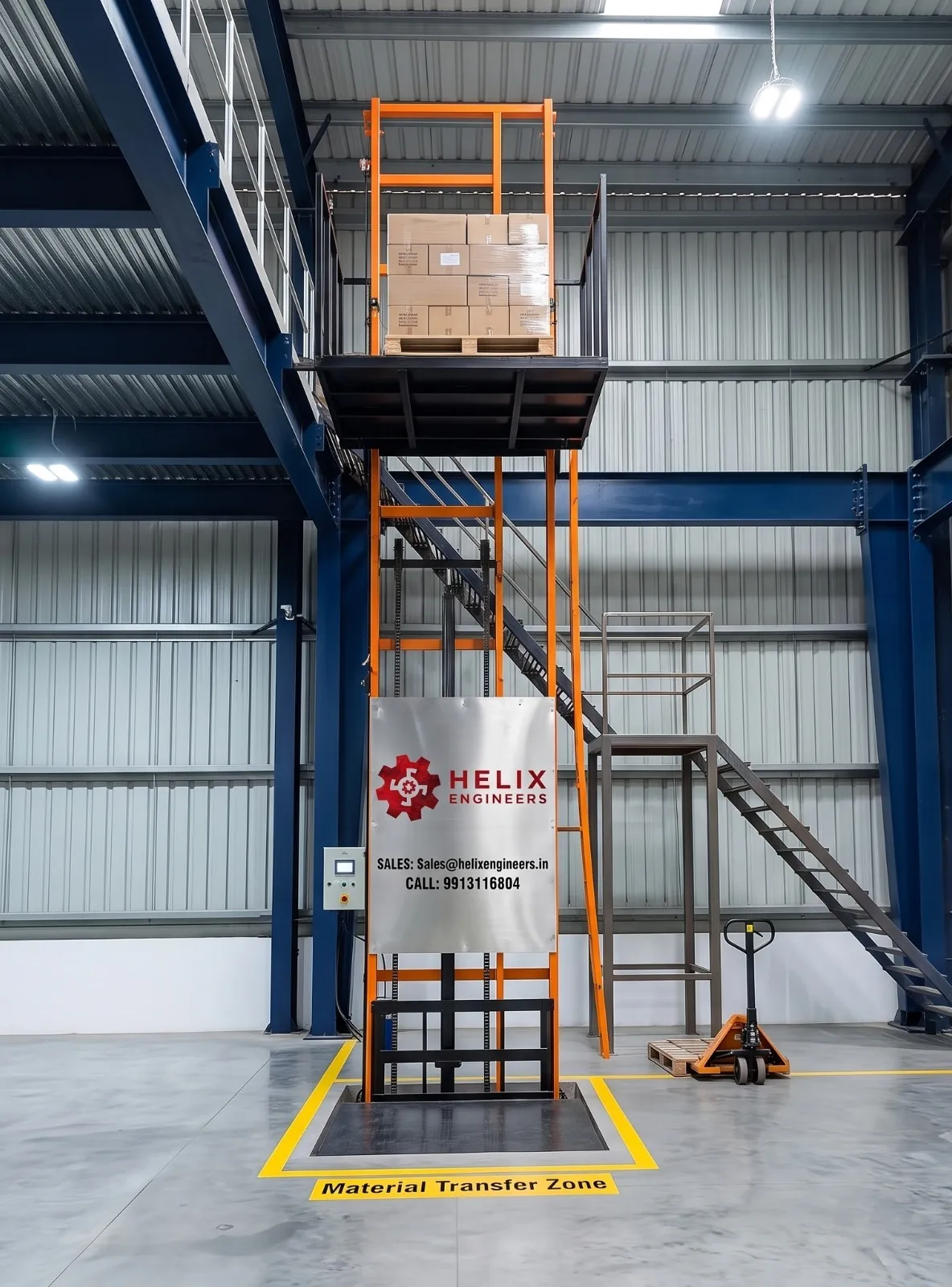Hydraulic goods lift manufacturer in Ahmedabad