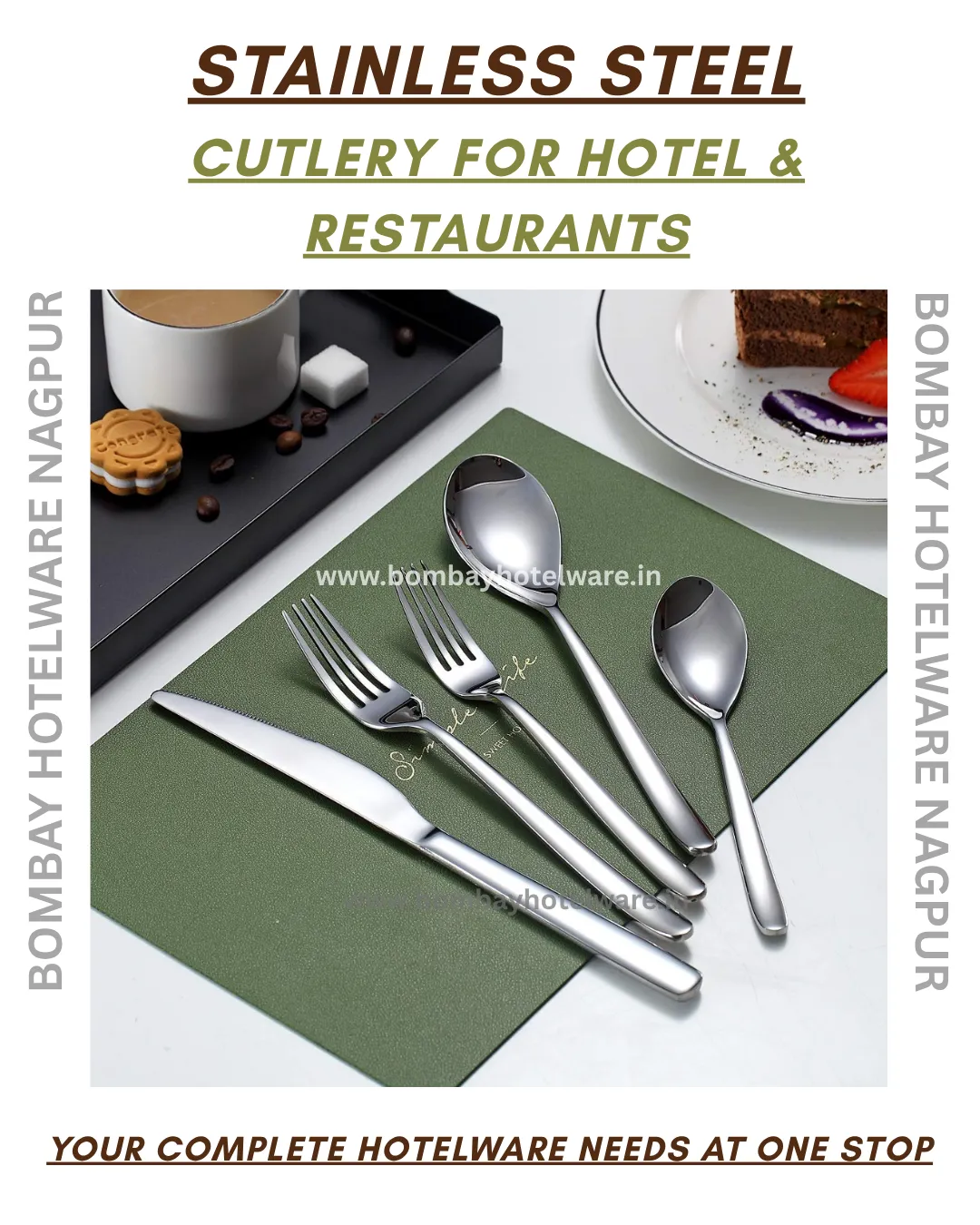 Spoons, Forks, Knives & Serving Cutlery | Restaurant and Hotel Cutlery In Nagpur | Tableware Nagpur