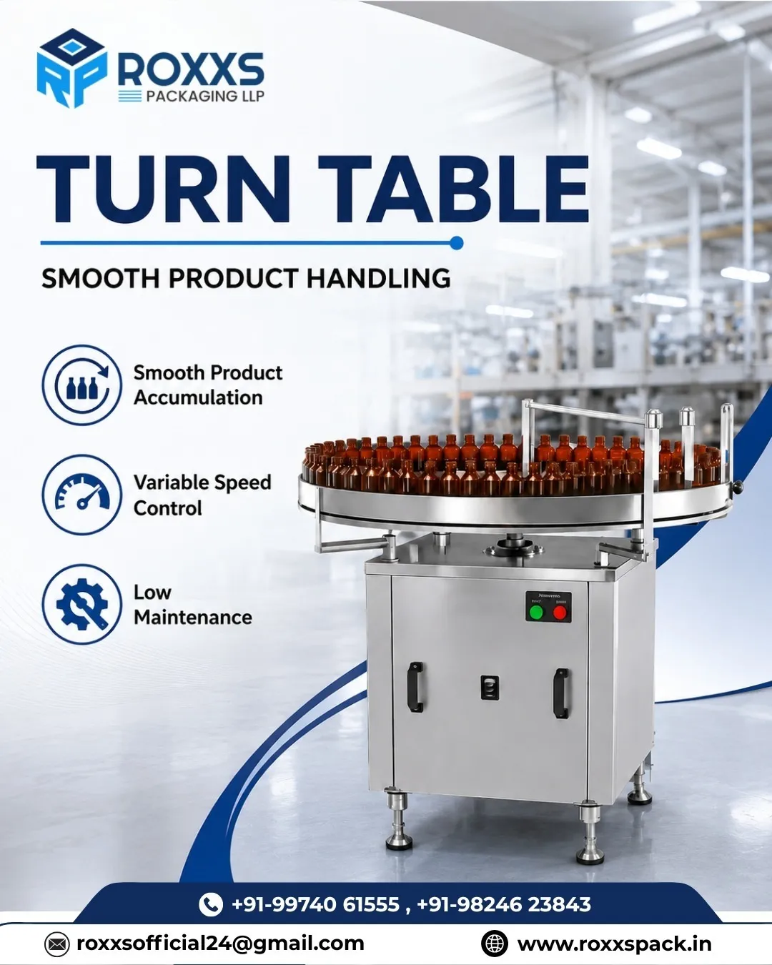 Turn Table in Ahmedabad | Roxxs Packaging LLP