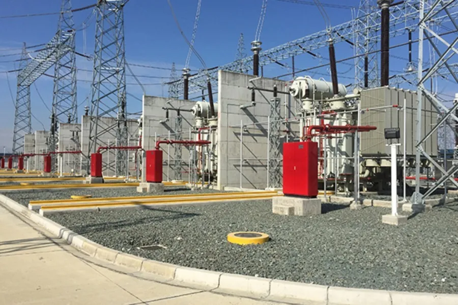 Transformer Fire Suppression System