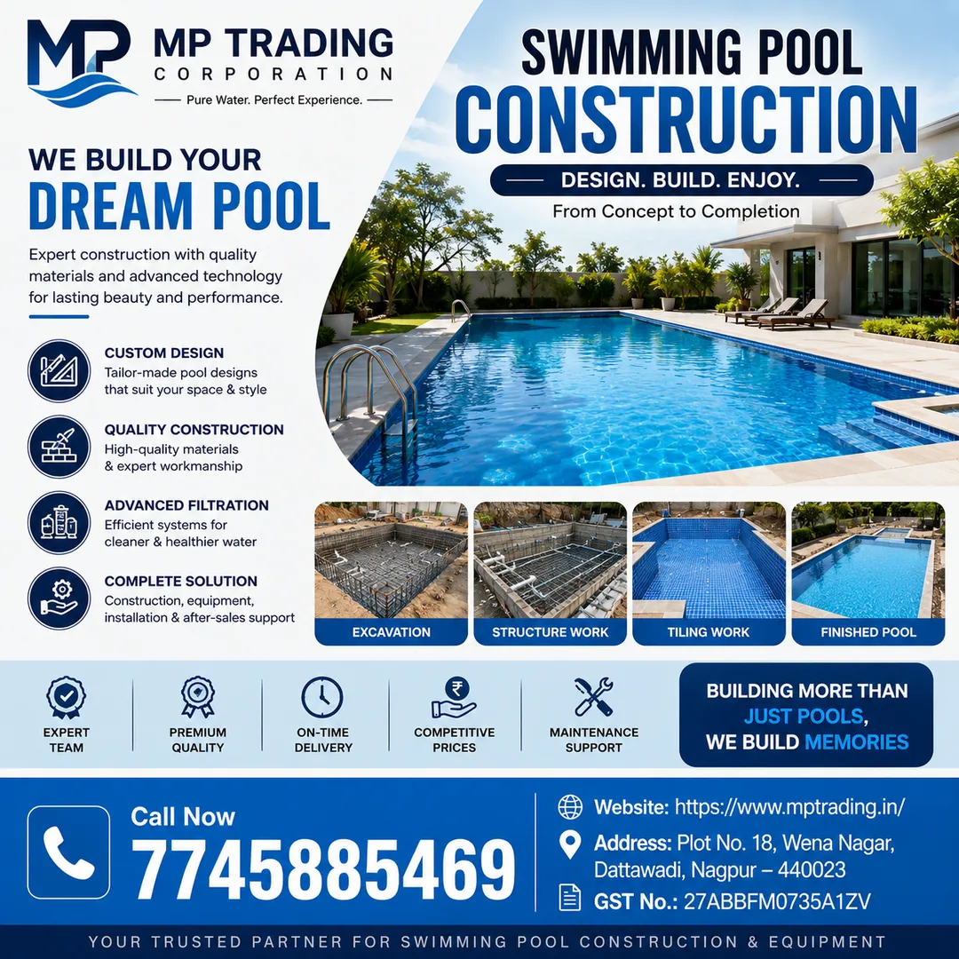 SWIMMING POOL CONSTRUCTION SERVICE - MP TRADING CORPORATION