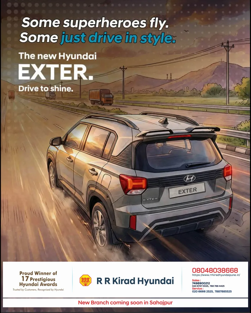 Compact SUV with 5 seater comfort, 37L fuel tank & modern features. Visit Hyundai Showroom, Hadapsar