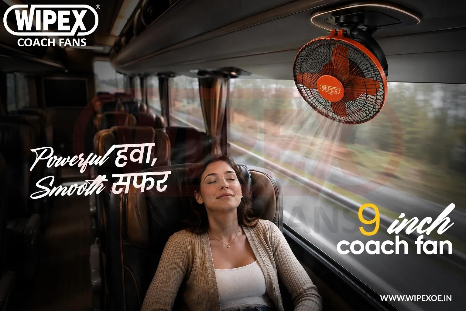 Bus & Truck Coach Fan Manufacturer in India | Wipex Industries