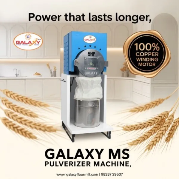 Pulverizer Machine Manufacturer in Katni | Industrial Grinding Machine | Galaxy Food Machinery