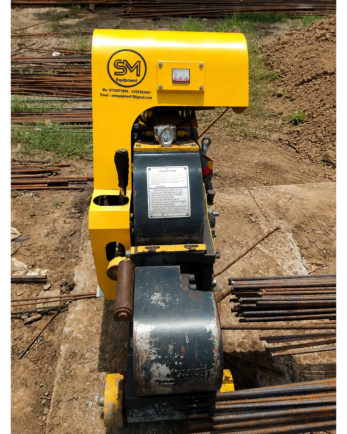 Heavy Duty Bar Cutting Machine Successfully Delivered at Gotri–Sevasi Road, Vadodara. SM Equipment