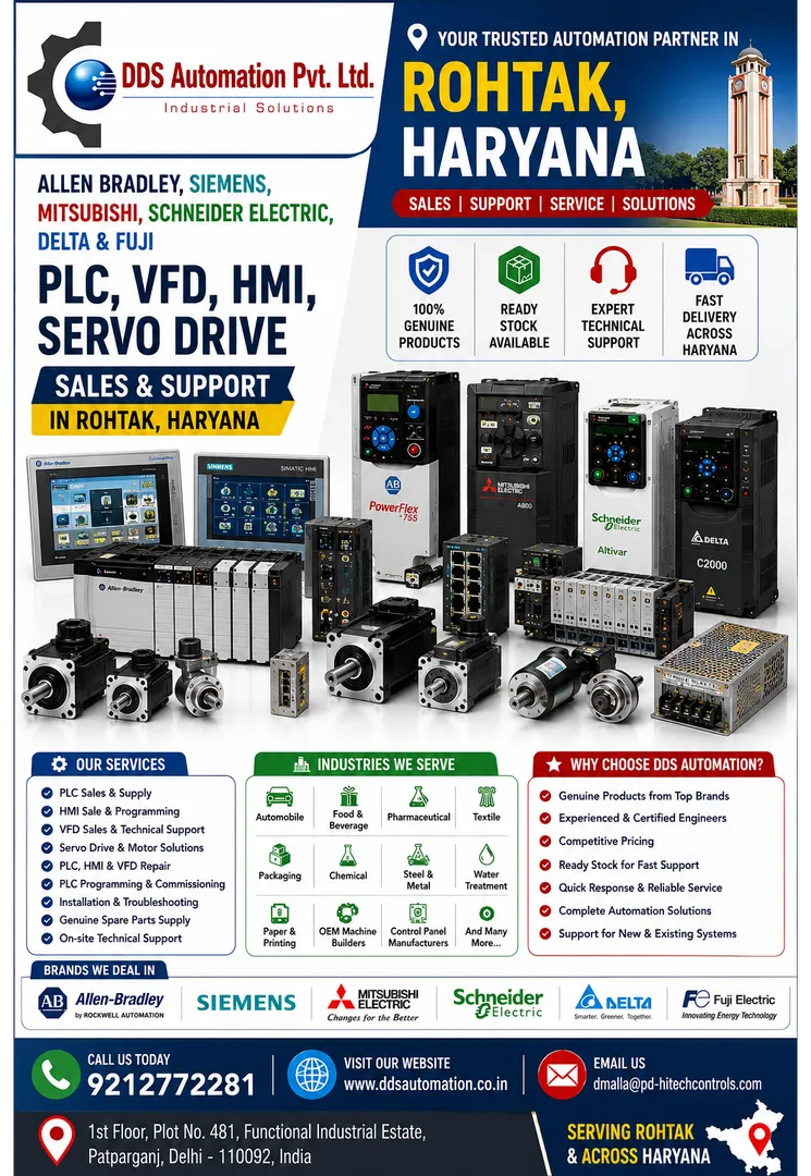 Allen-Bradley, Siemens, Mitsubishi, Schneider Electric, Delta & Fuji PLC, VFD, HMI & Servo Drive Sal...