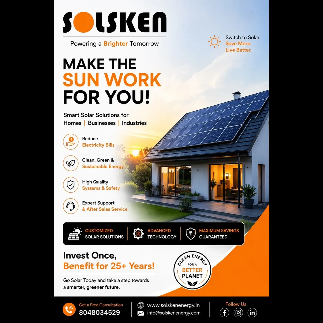 Why pay high electricity bills when the sun can do the work for you?
