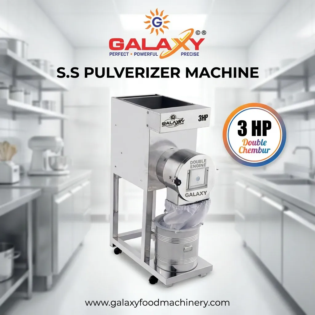 Pulverizer Machine Manufacturer in Mhowgaon | Heavy Duty Grinding Machine | Galaxy Food Machinery