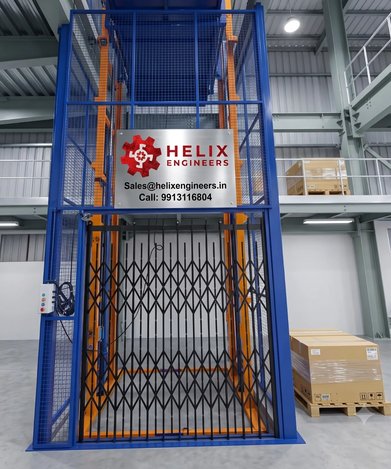 Buy warehouse goods elevator