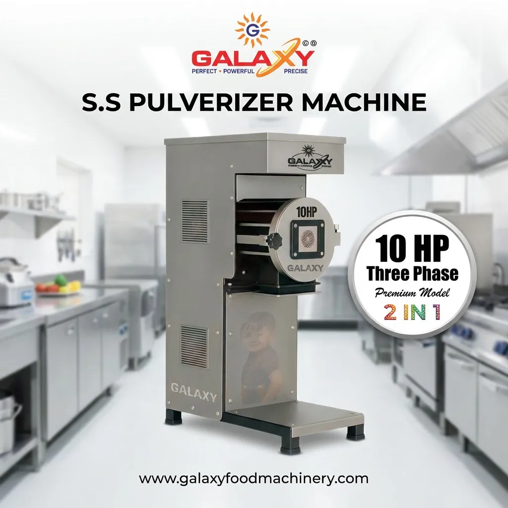 Pulverizer Machine Manufacturer in Rajnagar | Commercial Spice Grinding Machine | Galaxy Food Machin