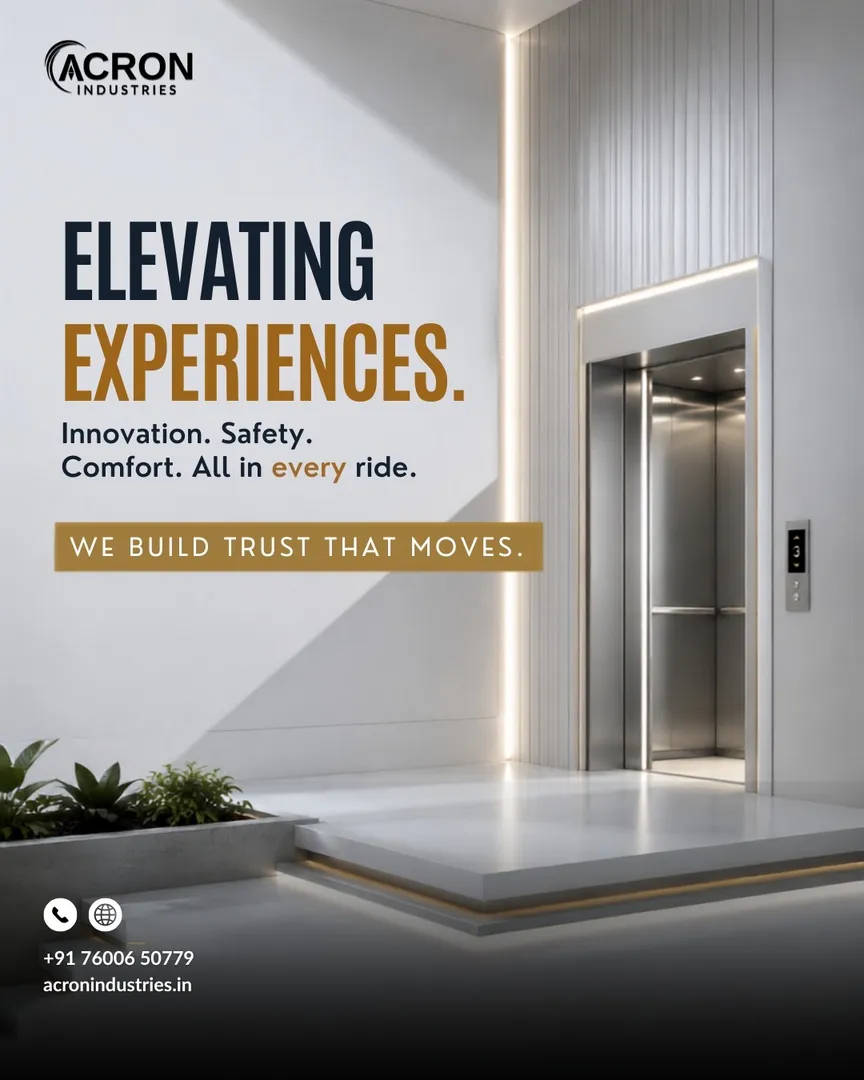 Every elevator journey begins with engineering you can trust. At Acron Industries, we combine innova...