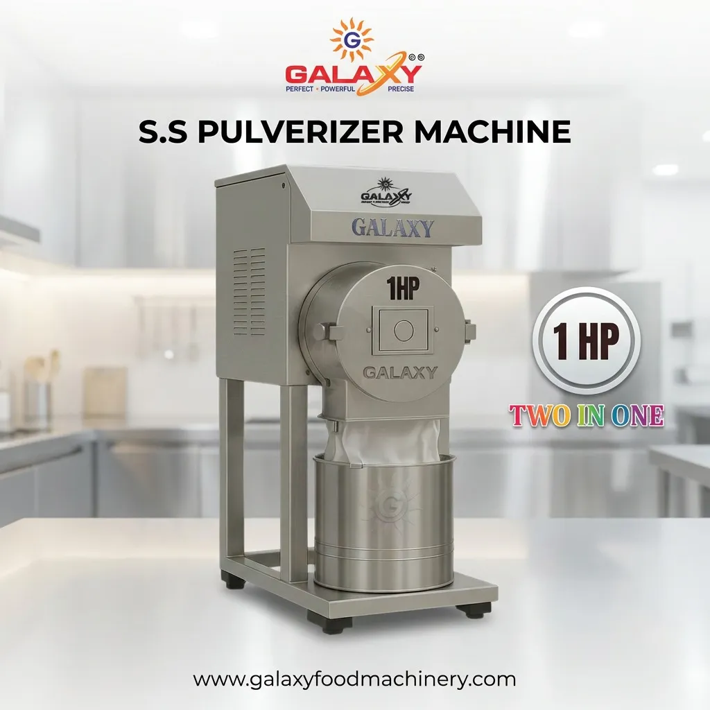 Pulverizer Machine Manufacturer in Jaisinghnagar | Heavy Duty Grinding Machine | Galaxy Food Machine