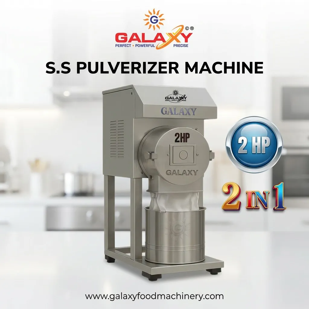 Pulverizer Machine Manufacturer in Jobat | Commercial Spice Grinding Machine | Galaxy Food Machinery