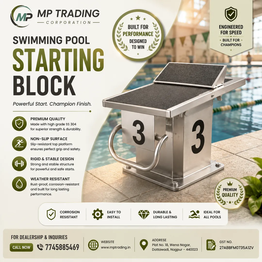 ๐ Get the Perfect Start with Premium Swimming Pool Starting Blocks!Engineered for performance, safe...