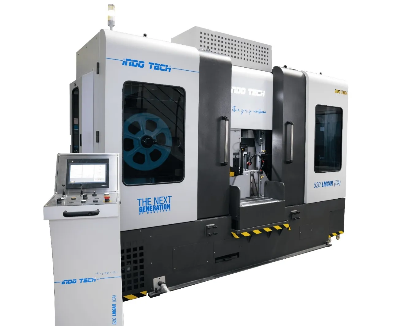 Indotech 520 LMGA bandsaw machine with Enclosure