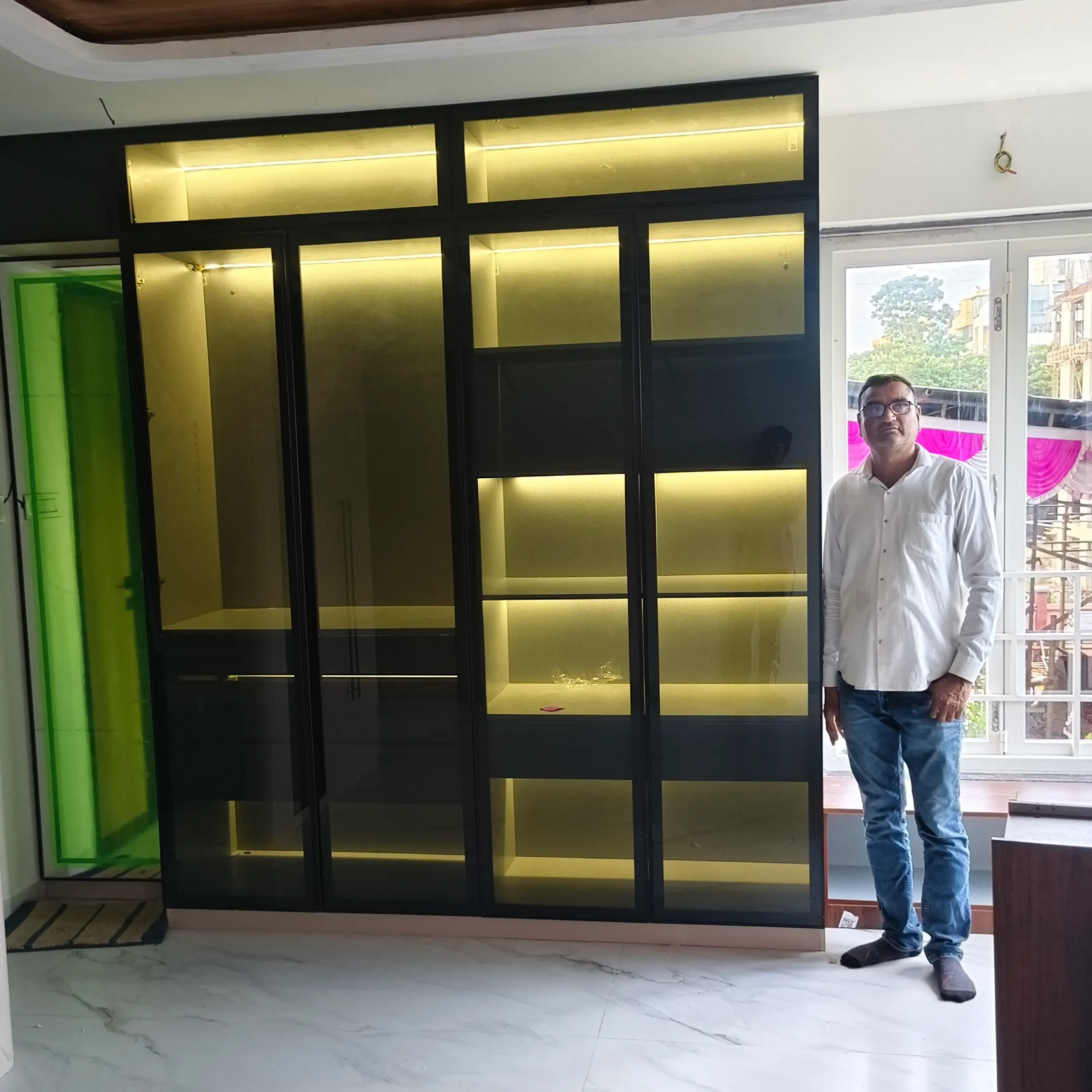 New LED Wardrobe Installation in Pune