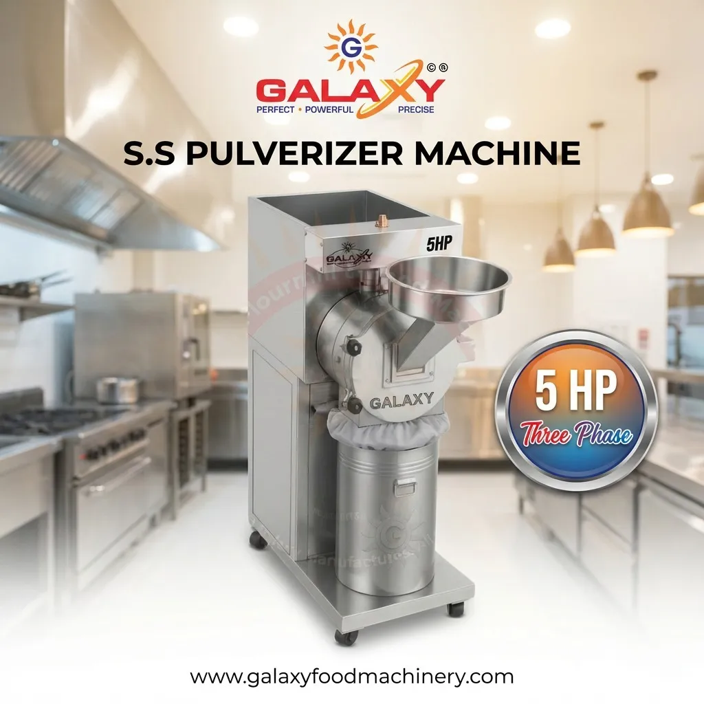 Pulverizer Machine Manufacturer in Harda | Heavy Duty Grinding Machine | Galaxy Food Machinery