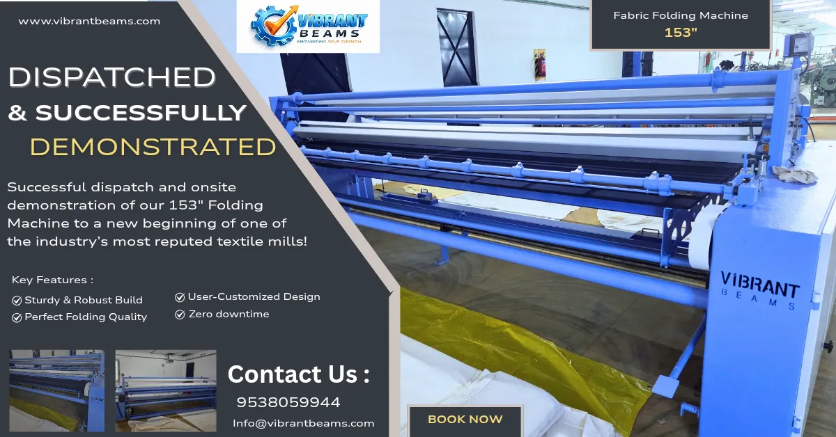 Precision in Motion: The 153" Folding Machine!