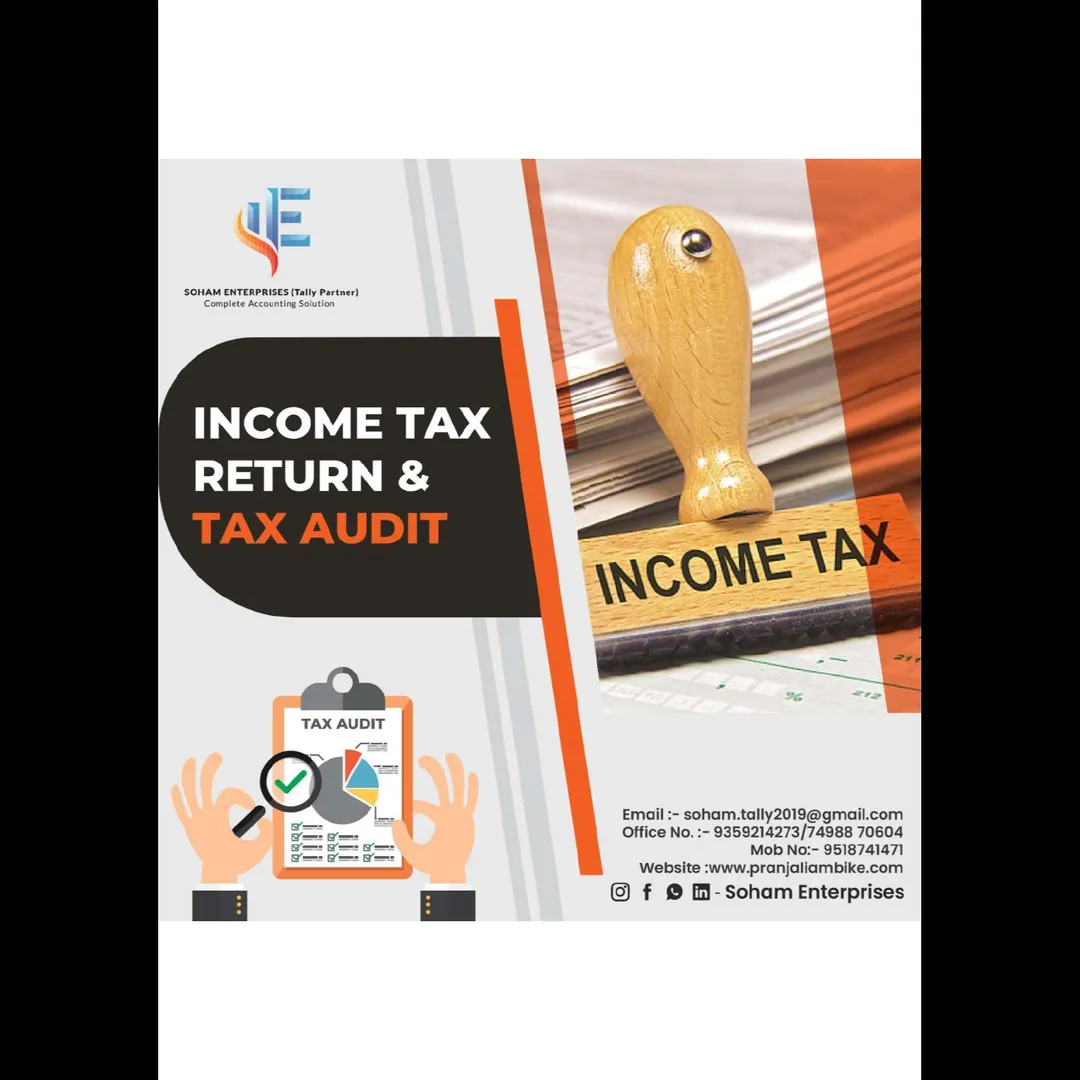 Income Tax Return Filing Services for FY 2025–26 – Soham Enterprises, Pune
Looking for reliable and ...