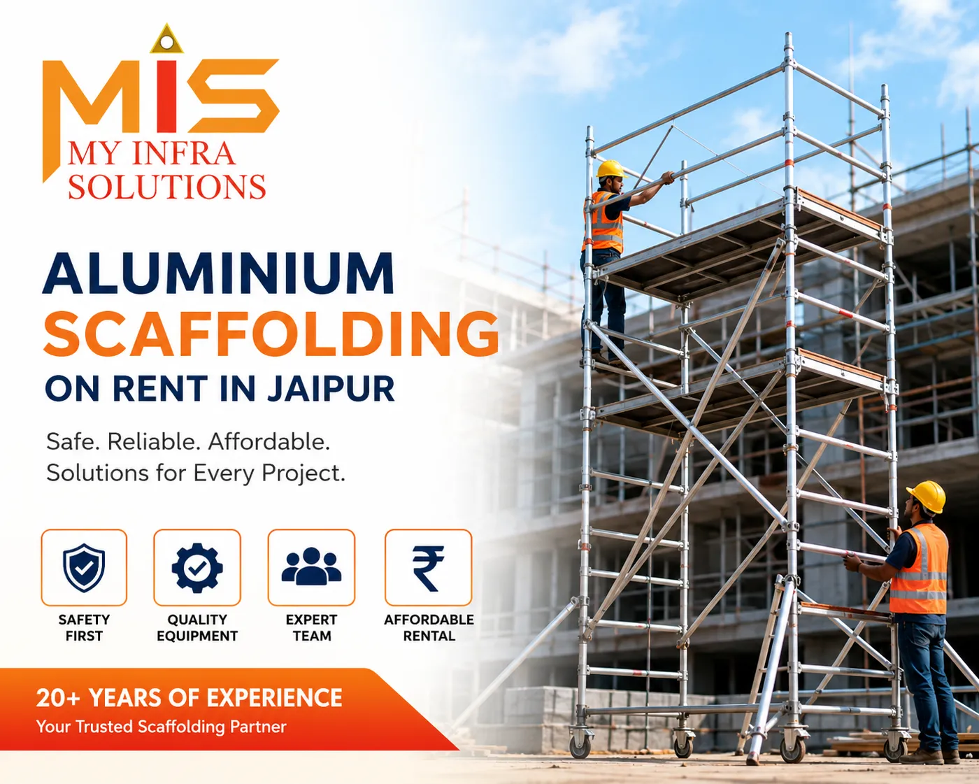 Aluminium Scaffolding on Rent in Jaipur