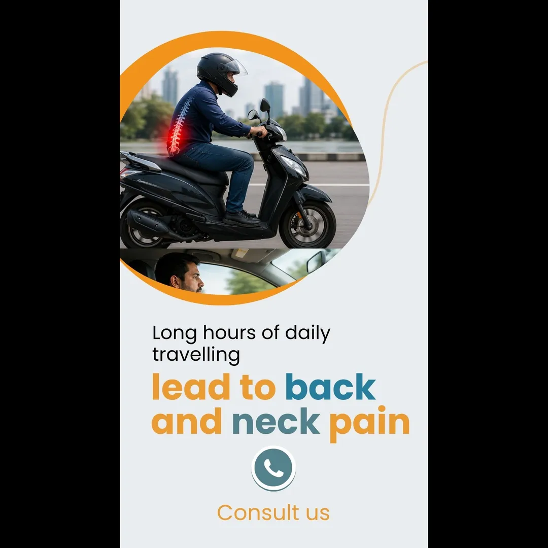 Long hours of daily commuting by bike, scooter, car, or public transport can silently take a toll on