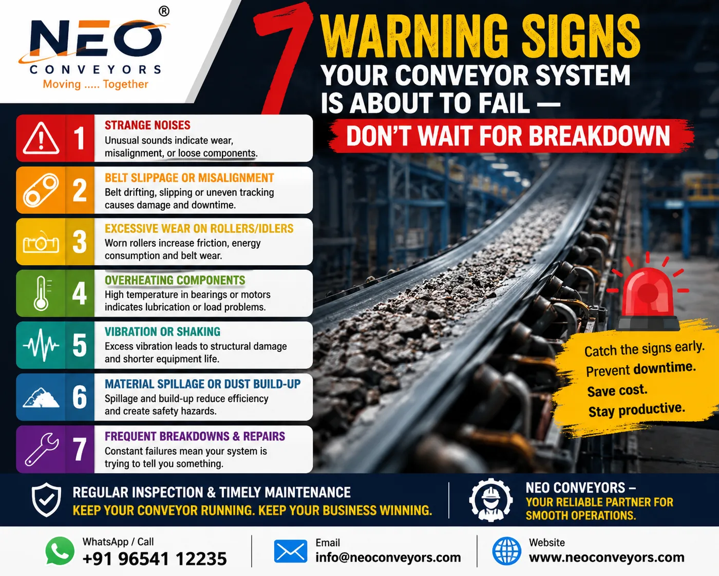 7 Warning Signs Your Conveyor System Is About to Fail — Don't Wait for Breakdown
