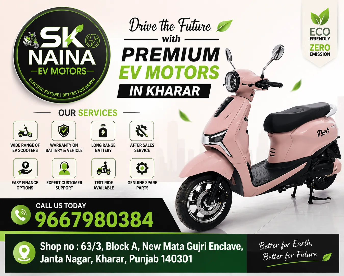 Best EV Motors in Kharar | Electric Scooter & EV Bike Showroom