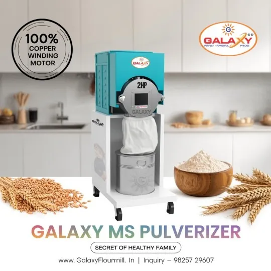 Pulverizer Machine Manufacturer in Katni | Heavy Duty Grinding Machine | Galaxy Food Machinery