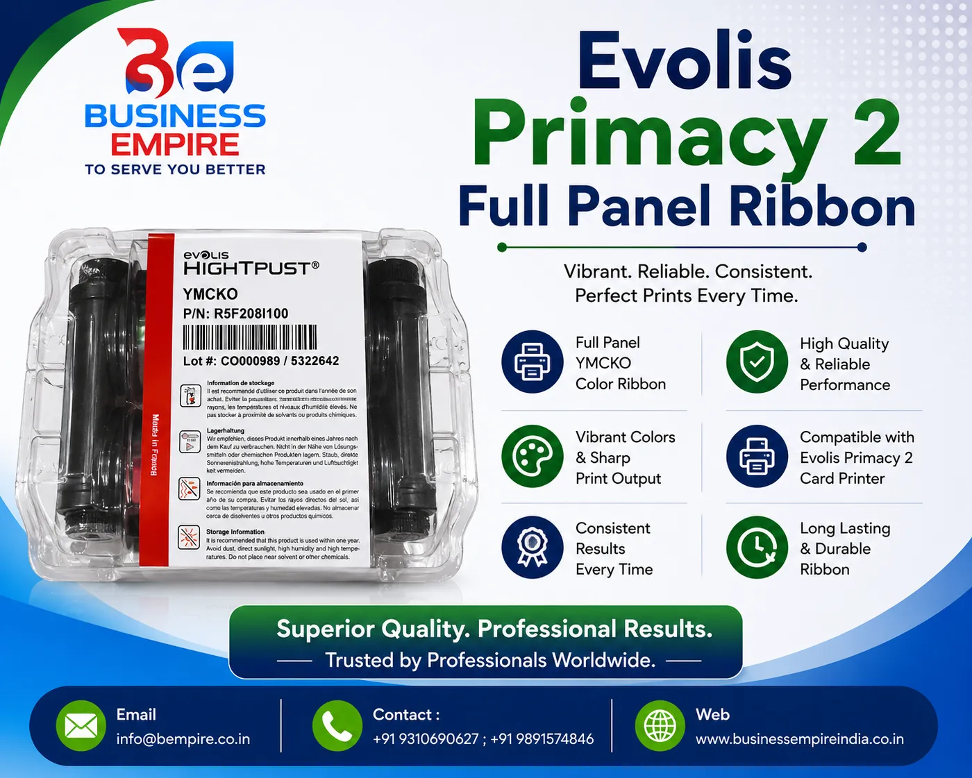 ID Card Printer Evolis IDP Zebra HID Fargo in India Export Dealer Distributor Supplier