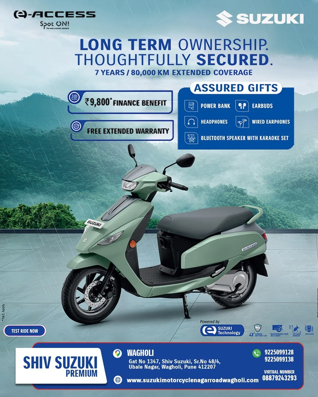 ### 🌧️ Shiv Suzuki Wagholi – Monsoon Offers 2026
This monsoon, make every ride safer, smarter, and...