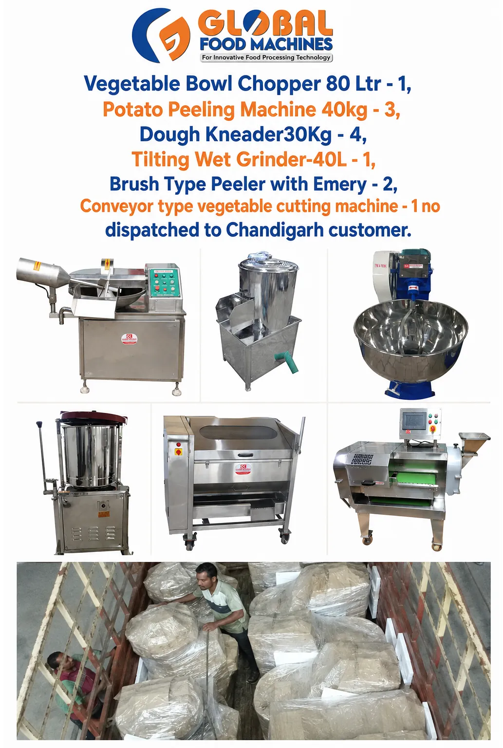 Successfully Dispatched to Chandigarh!