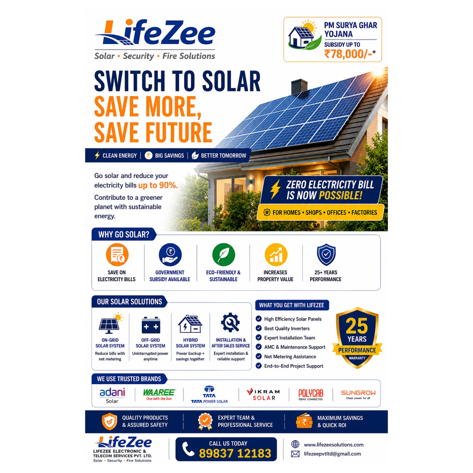 Switch to Solar & Save More with LifeZee Solar!