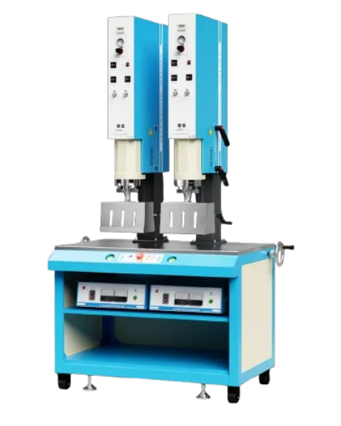 Double Head Table Top Rotary Ultrasonic Plastic Welding Machine In Pune.