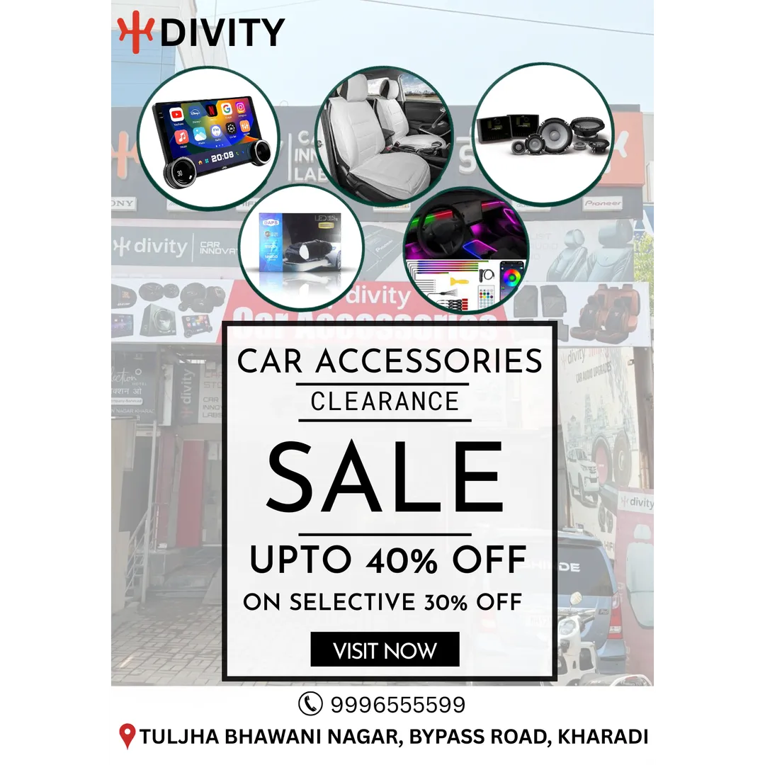 Car accessories clearance sale Pune
Car accessories discount offer Kharadi
Affordable car modifica...