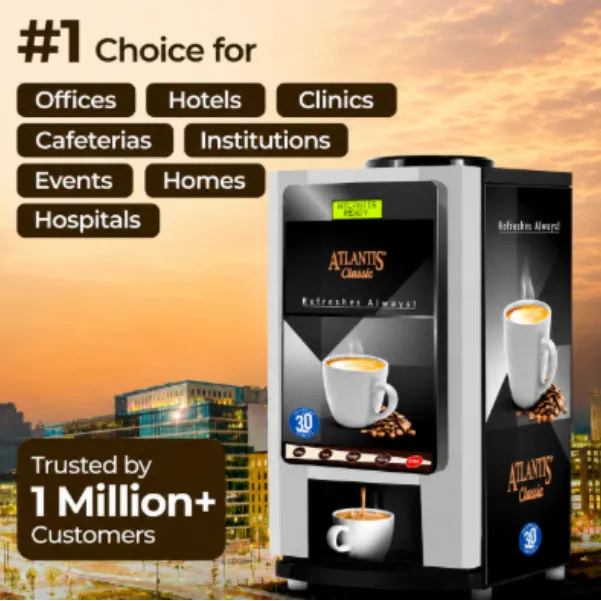 Coffee Vending Machines Rental Service in Delhi | A Flexible Choice for Growing Businesses
