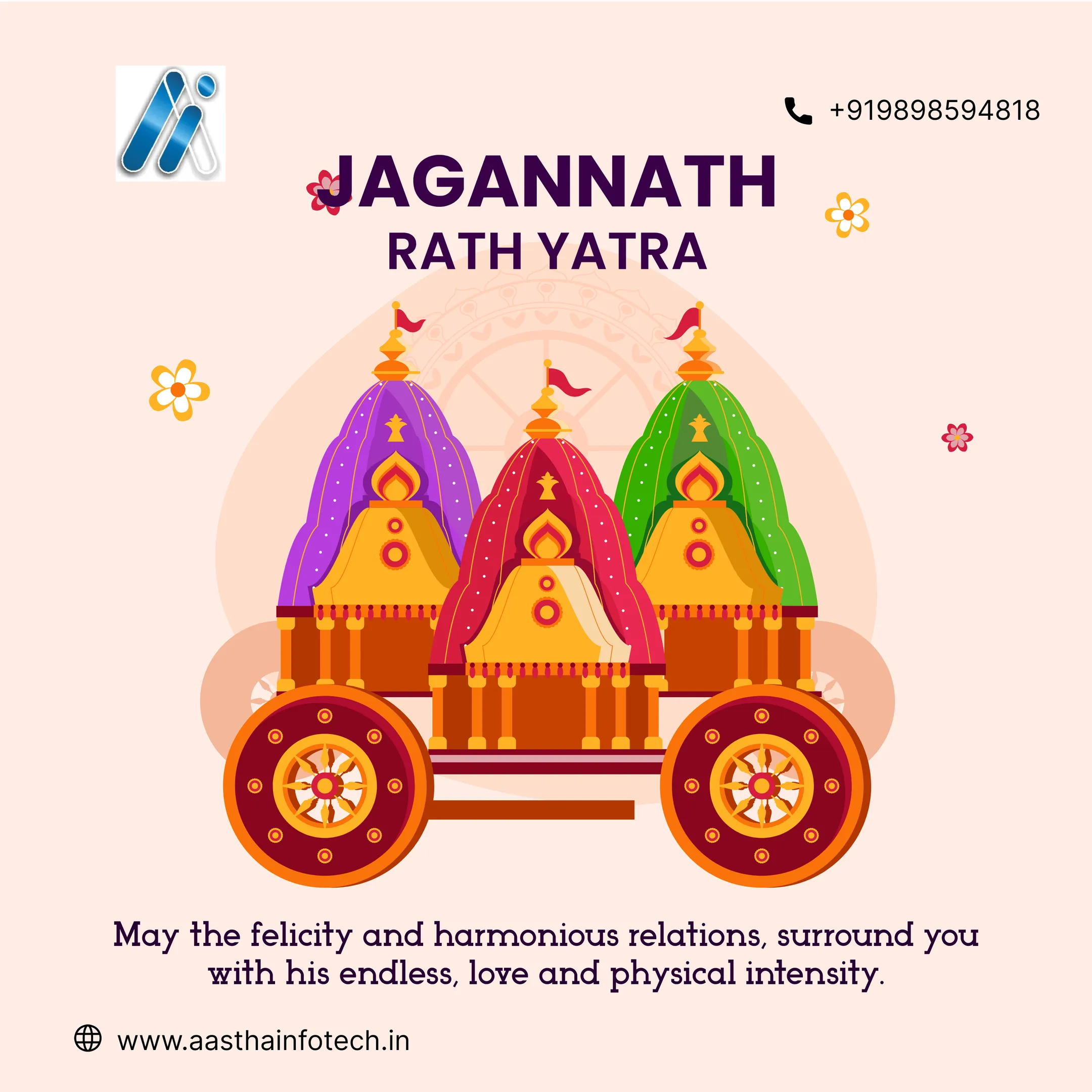 ππ© Celebrating the rich traditions, faith, and unity that make Jagannath Rath Yatra so special. Ma...