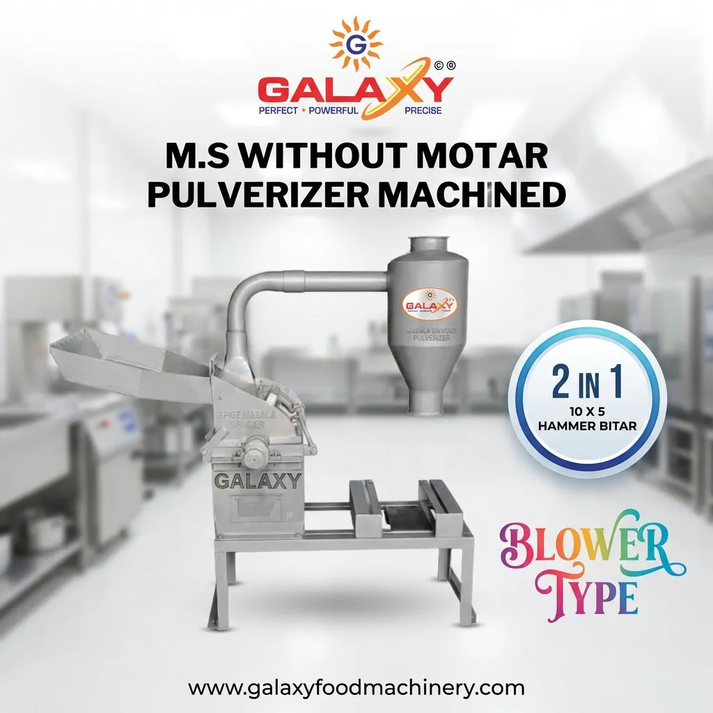 Blower Type Hammer Pulverizer Machine – Fine Powder with Automatic Collection