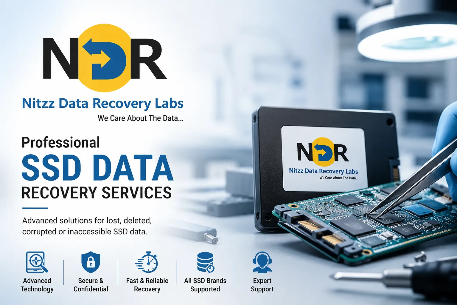 Professional SSD Data Recovery Services by NDRLabs