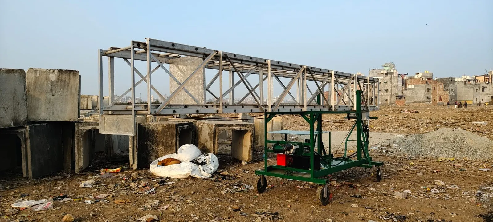 Battery Operated Aluminium Tower Ladder