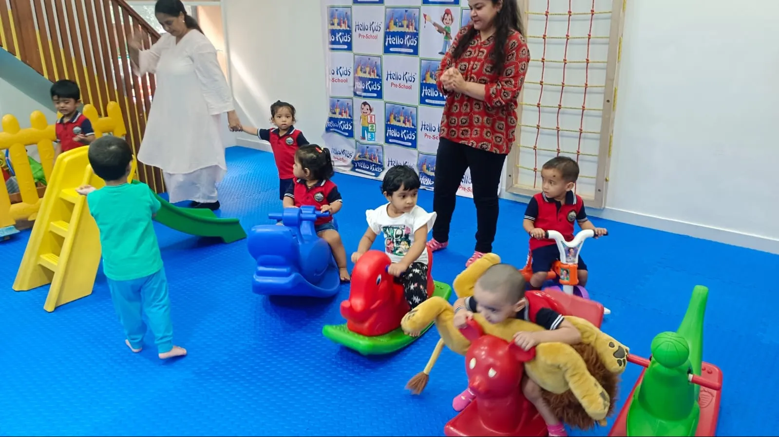 Indoor Play Activities at Hello Kids Flamingo Preschool | Building Happy, Healthy & Confident Little